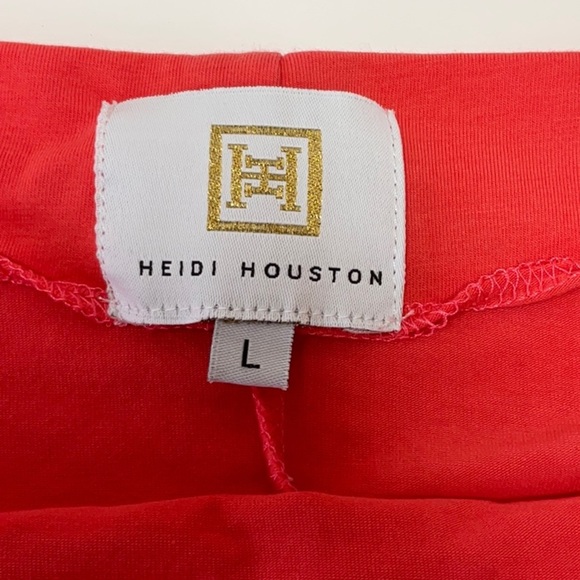 Heidi Houston Knit Off Shoulder Top Orange Large - Picture 4 of 9